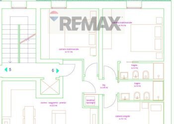 Pianta 2D - Four-room apartment Via Senese
 
91, Poggibonsi - photo 6