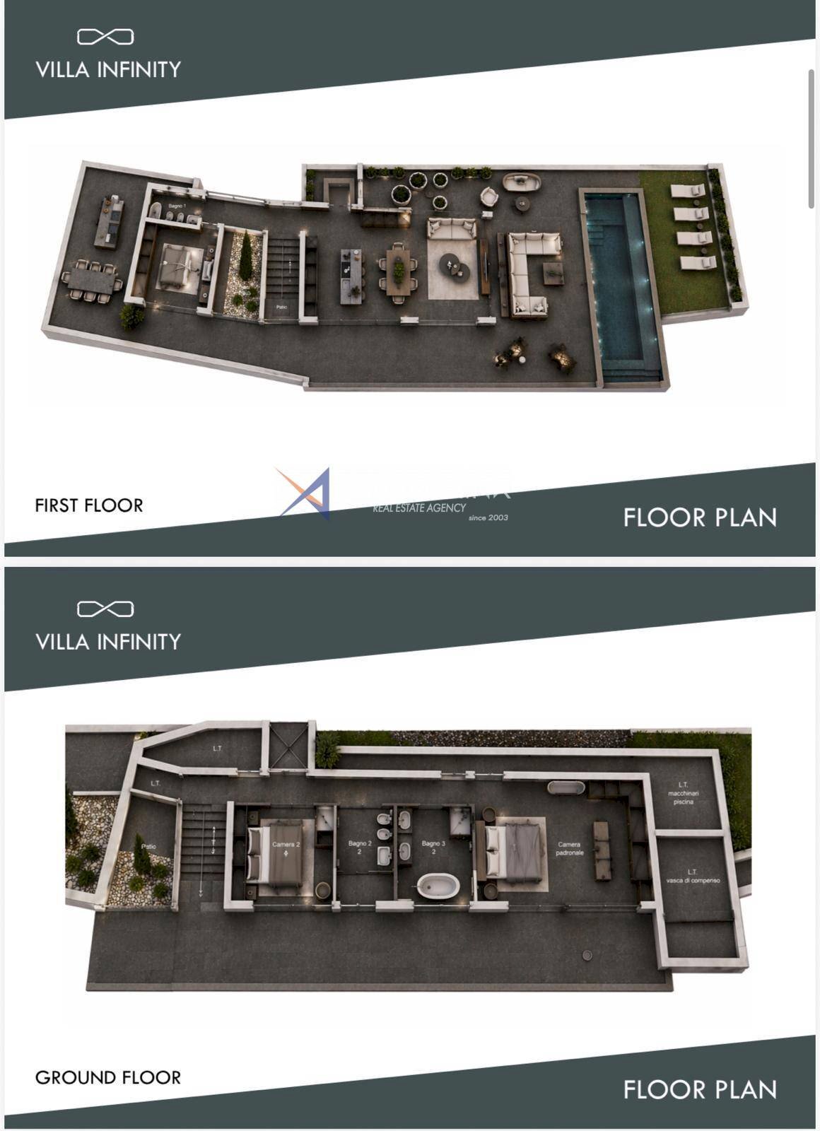 Foto 47 - Villa Diano Marina - floor plans 1