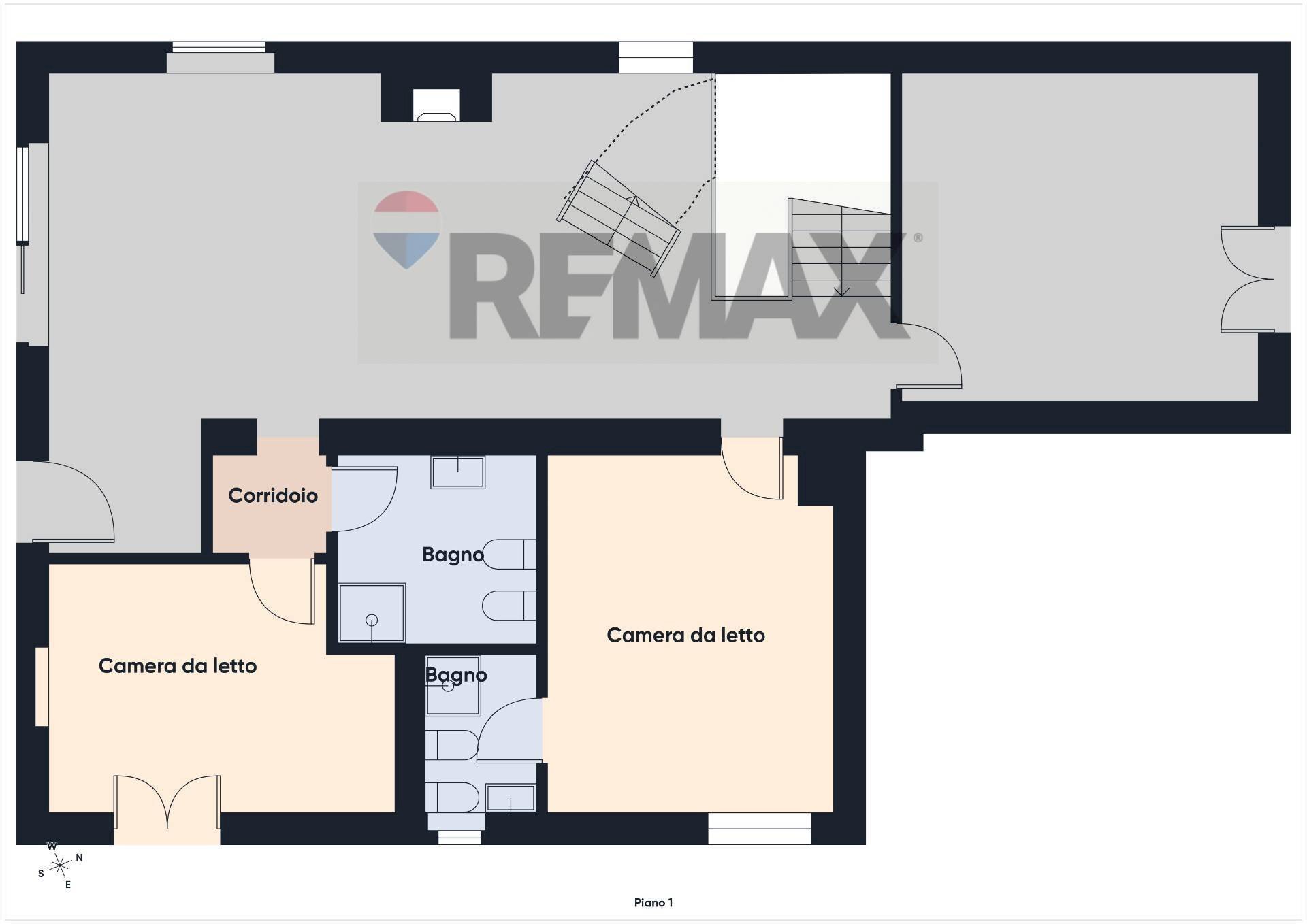 Pianta 2D - Villa VIA DELLA MERLUZZA
 
150, Roma - planimetria 1