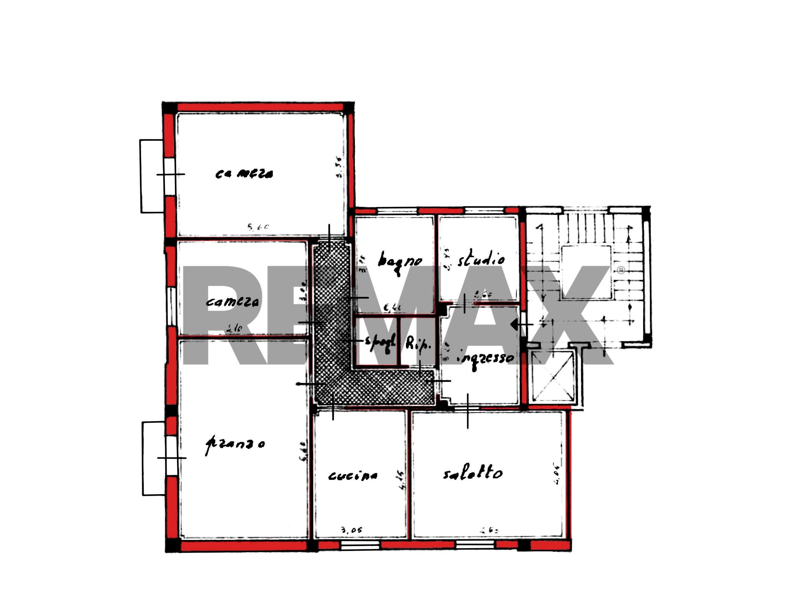 Pianta 2D - Apartment via  Degli Stabilimenti
 
11, Trapani - floor plans 1