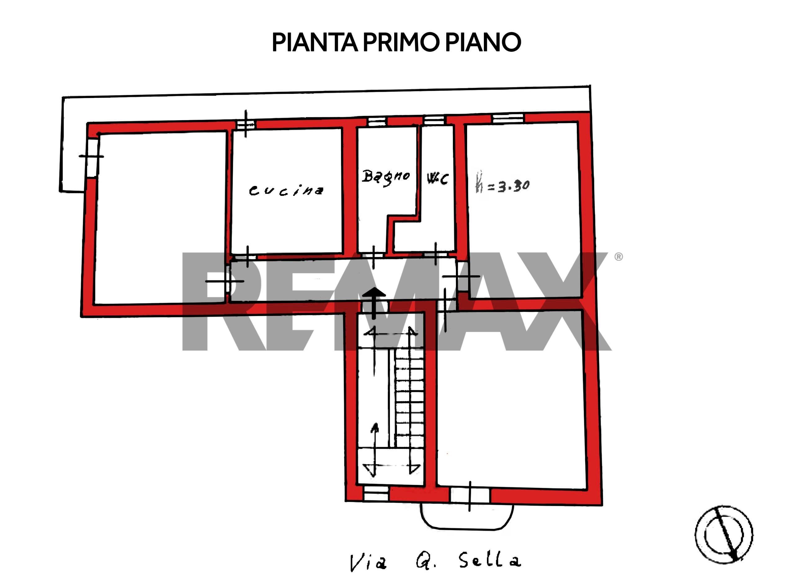 Pianta 2D - Apartment via Quintino Sella
 
23, Castelvetrano - floor plans 1