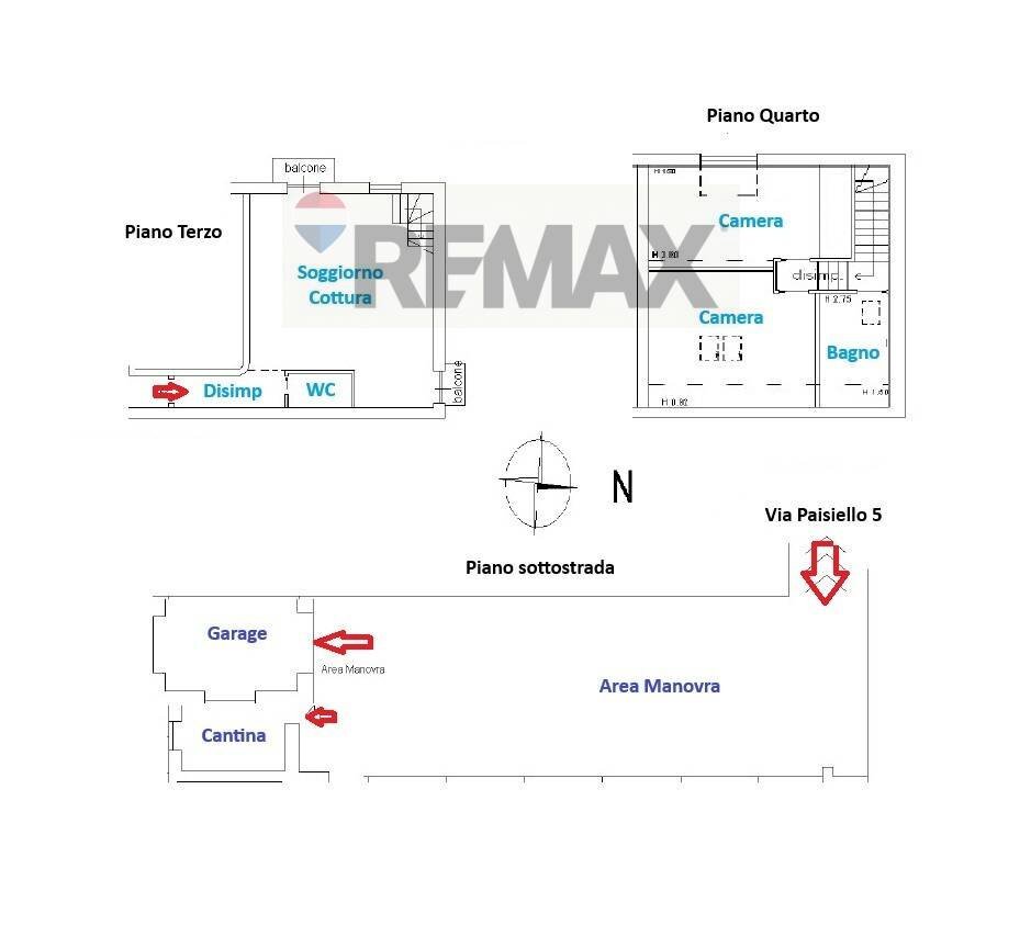 Pianta 2D - Trilocale via emilia est
 
46, Parma - planimetria 1