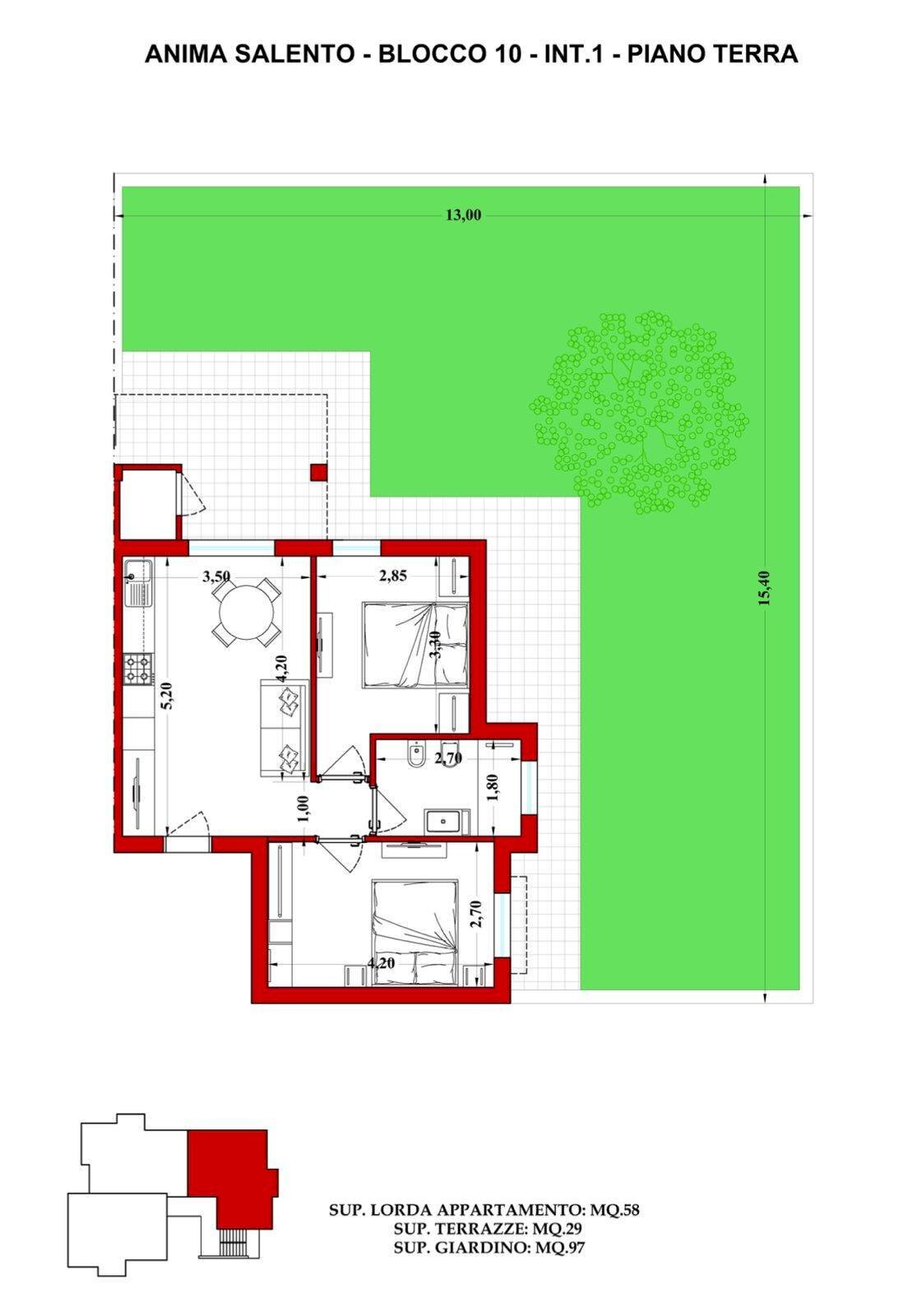 Foto 17 - Hotel Via Marchesana, Nardò - floor plans 1
