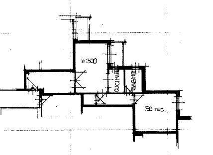 Three-room apartment via Monte Nero, Genova (neighborhood Marassi) - floor plans 1