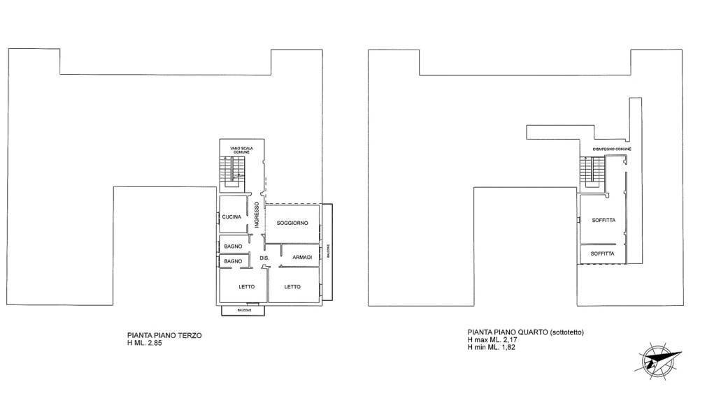 Apartment viale dell'Autodromo, Modena - floor plans 1