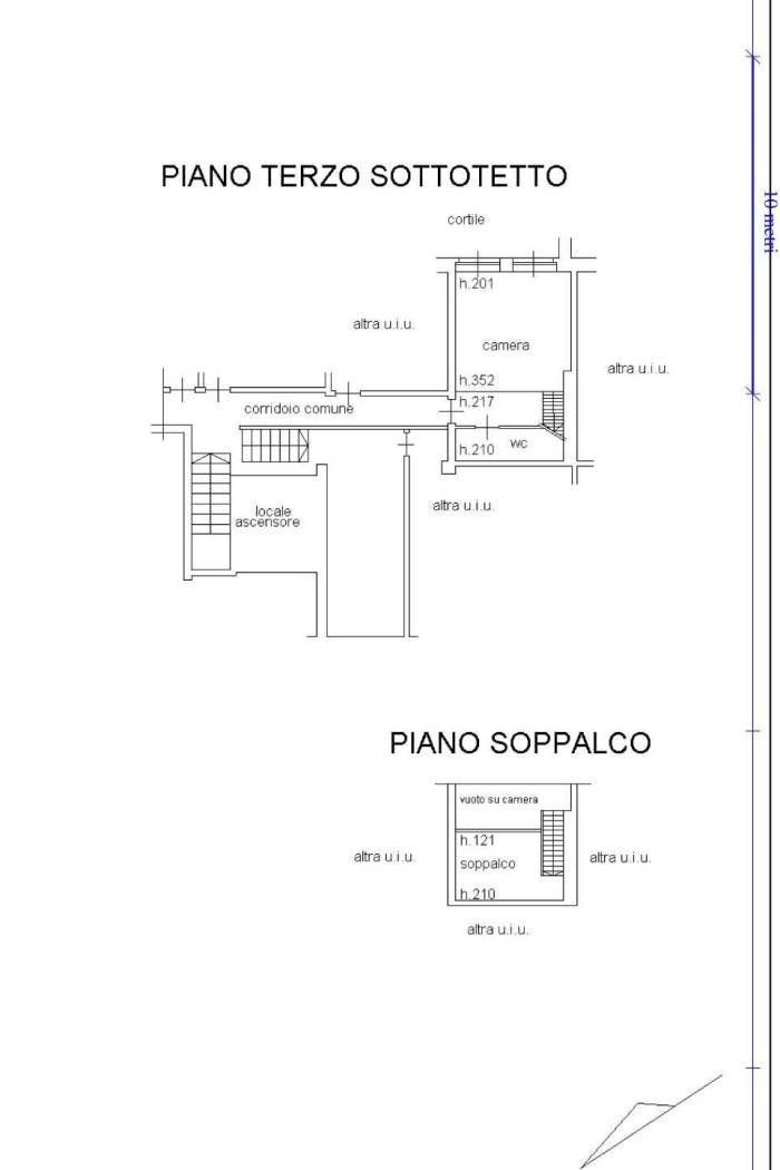 Attico via Cesare Pavese, 3, Venaria Reale - planimetria 1