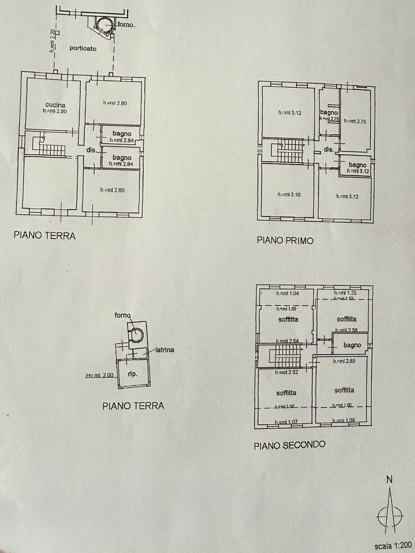 Foto 19 - Casa indipendente Porcari - planimetria 1