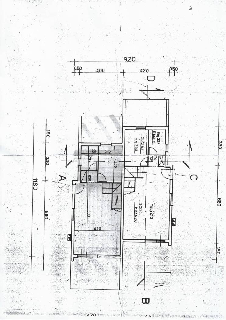Villa via degli Olmi, 2, Anzio - planimetria 1