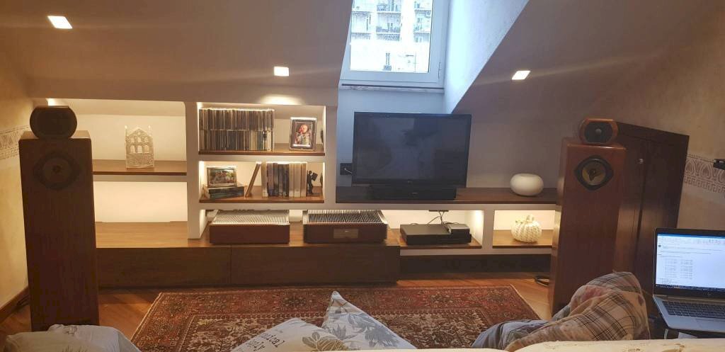 Soggiorno - Attic via Canevari, 19, Genova (neighborhood Marassi) - photo 1
