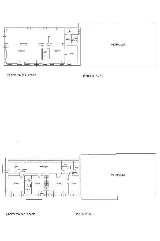 Rustic Regione Boschi, Canelli - floor plans 1