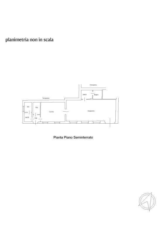 Rustico Cascina Serra, Frassinello Monferrato - planimetria 1