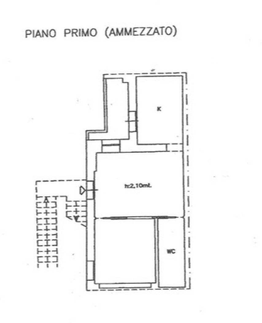 Bilocale via Vincenzo Giuffrida, 98, Catania - planimetria 1