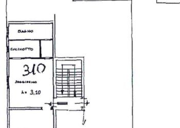 planimetria appartamento - Bilocale via Andrea Costa, Bologna (zona Costa Saragozza) - foto 18