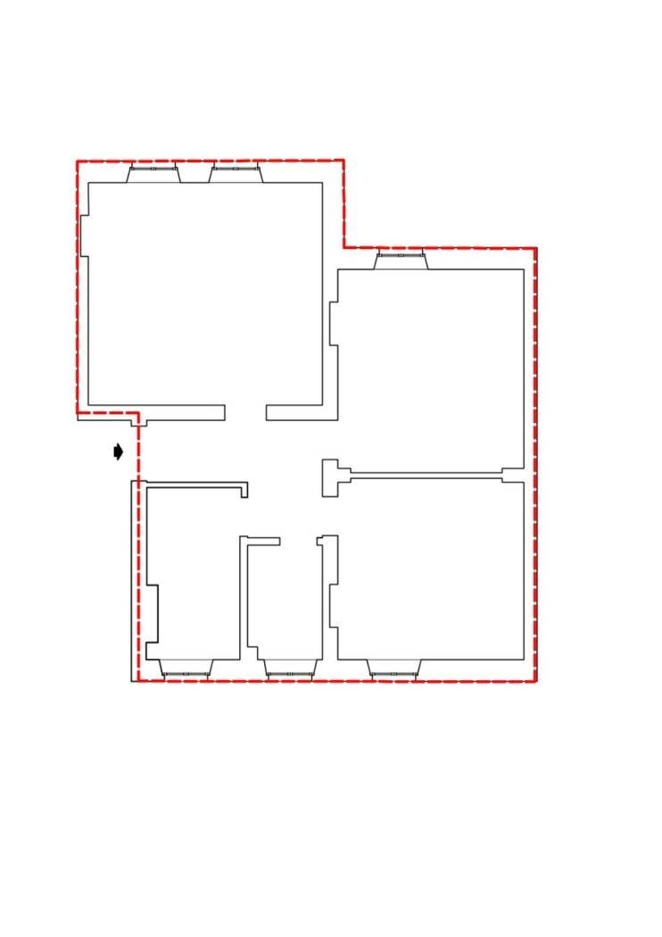 Three-room apartment via dei Vestini, 7, L'Aquila - floor plans 1