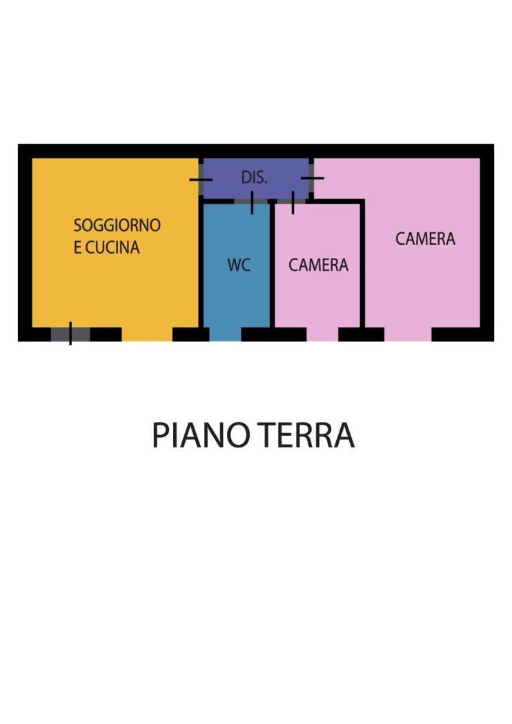 Appartamento via del Fabbro, 10, Ravenna (zona San Pietro in Vincoli) - planimetria 1