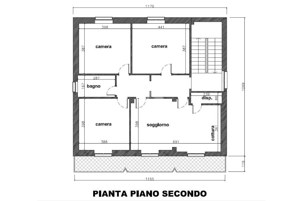 Appartamento Via Francolano, Casarza Ligure - planimetria 1
