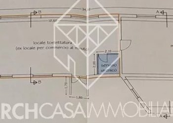 planimetria - Warehouse Via Cuneo, Peveragno - photo 15