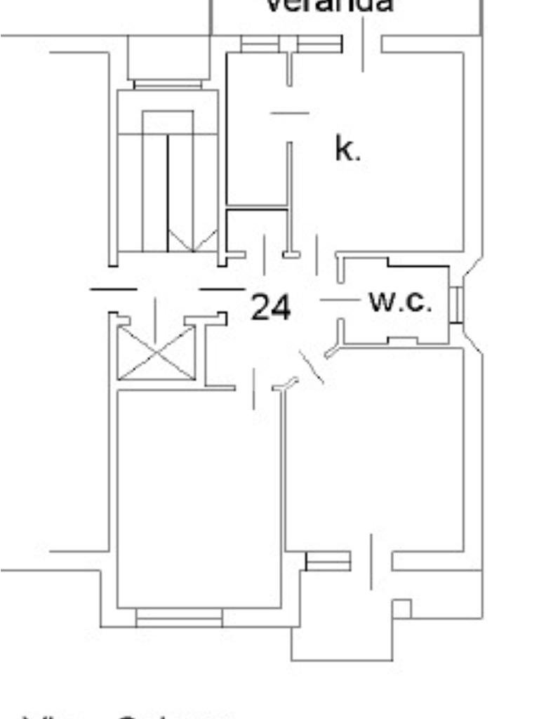 Trilocale Via sciesa 31, Venaria Reale - planimetria 1