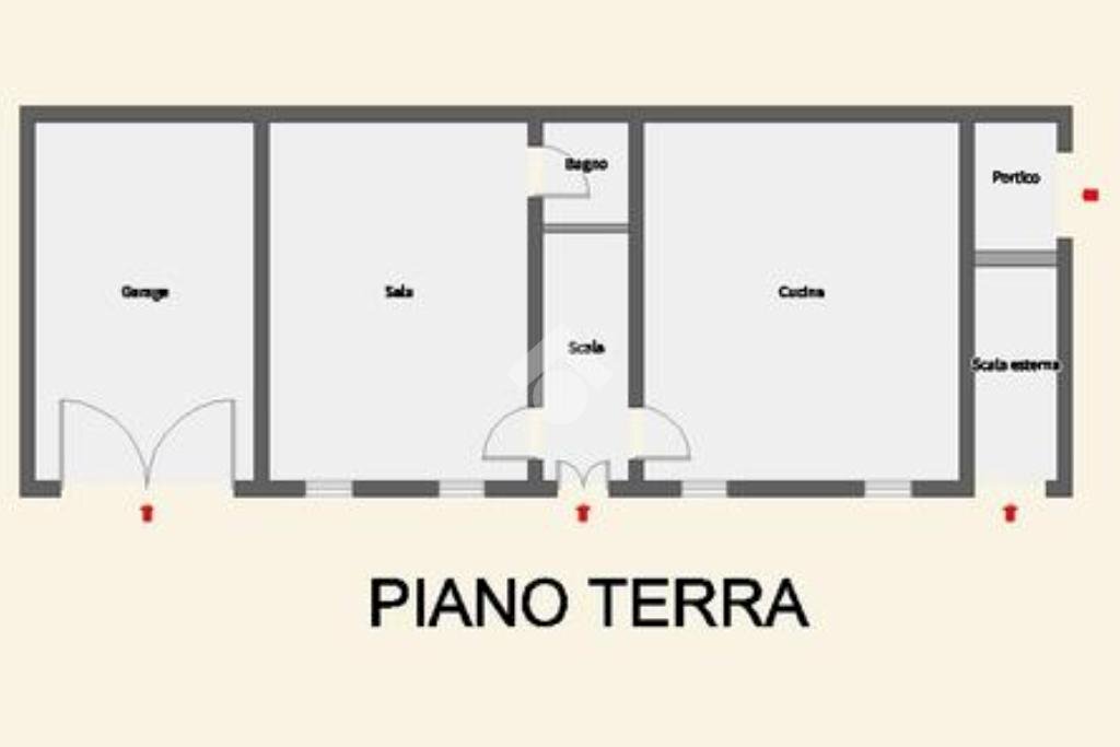Casa indipendente Strada Robino, Costigliole d'Asti - planimetria 1