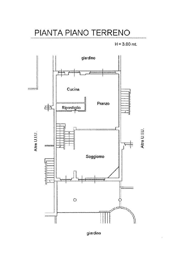 Semi-detached house Strada del Redentore, Moncalieri - floor plans 1