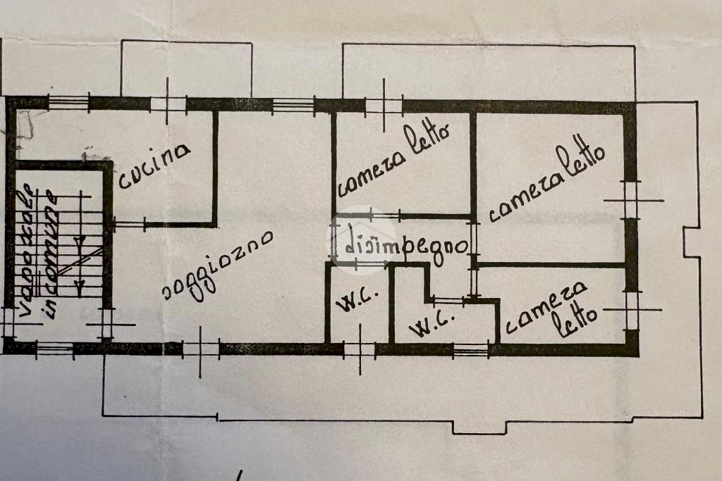 Quadrilocale Via Remo Bordoni, Rimini - planimetria 1