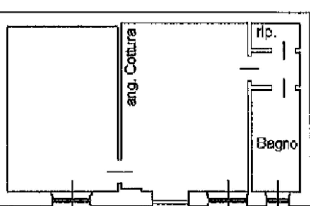 Two-room apartment Via Pietro Borsieri, Milano (neighborhood Isola) - floor plans 1