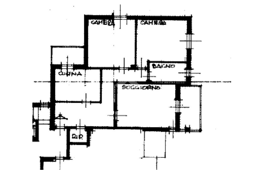 Three-room apartment Via Belgrado, Parma (neighborhood San Lazzaro) - floor plans 1