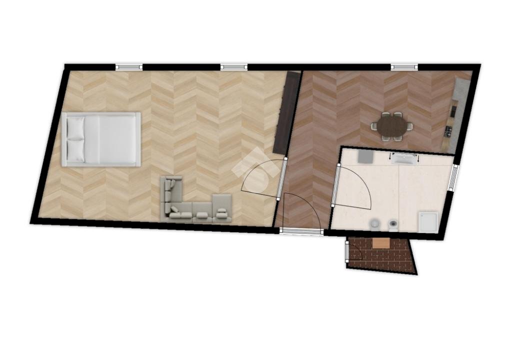 Monolocale Via Cavour, Corbetta - planimetria 1
