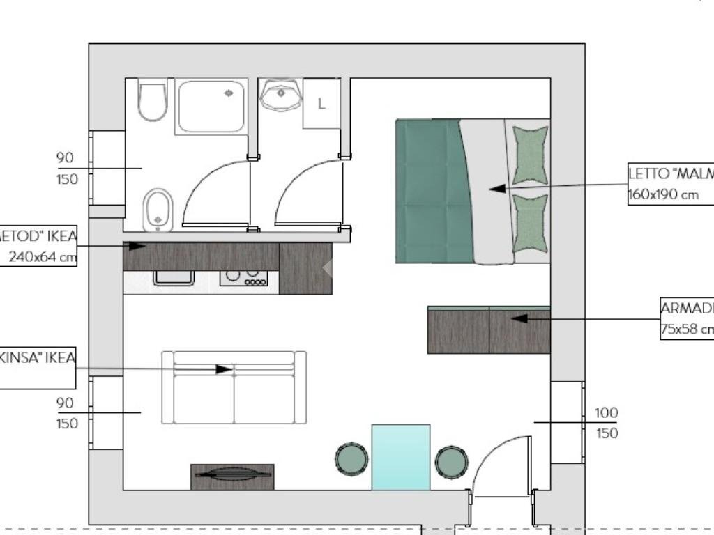 One-room apartment Via Padova, Gessate - photo 1