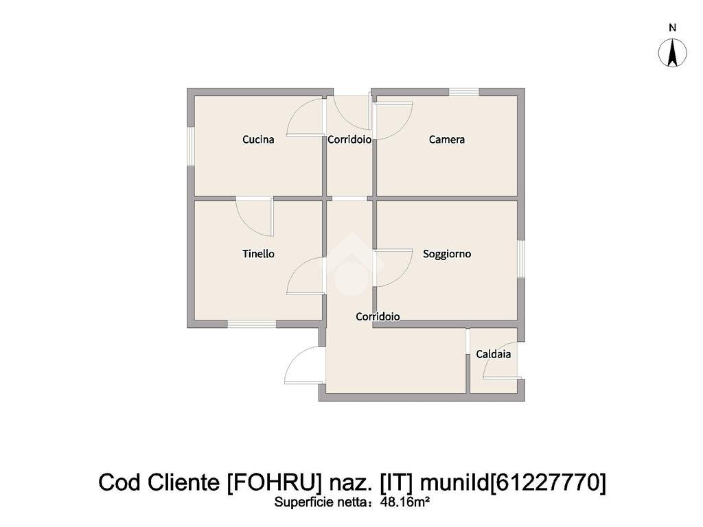 Casa indipendente Via san leonardo, Forlimpopoli - planimetria 1