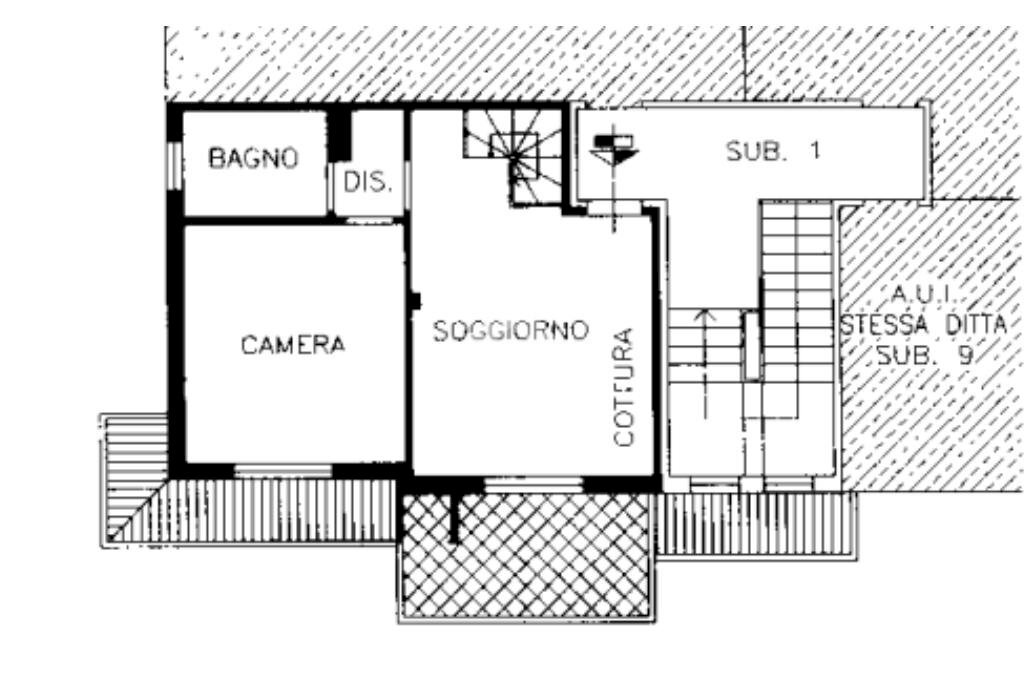 Three-room apartment Via Lazio, Lainate - floor plans 1