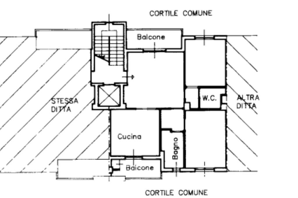 Three-room apartment Via Prima Strada, Lainate - floor plans 1