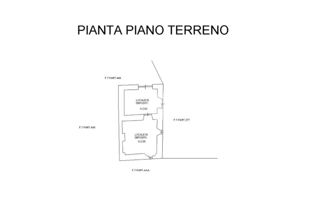 Rustico Regione Chiesa, Cassinasco - planimetria 1