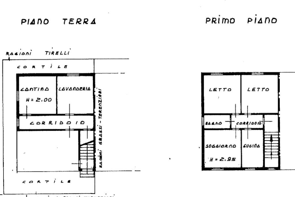 Casa semi indipendente via De Amicis, Sant'Ilario d'Enza - planimetria 1