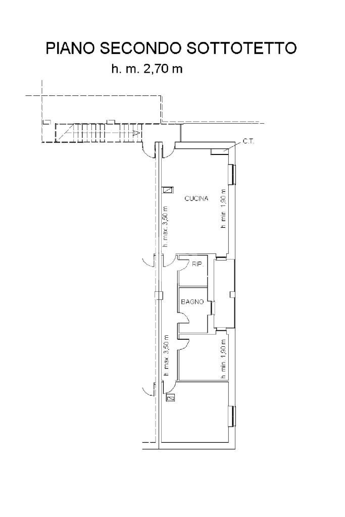 Three-room apartment Via Martiri Della Liberazione, Narzole - floor plans 1