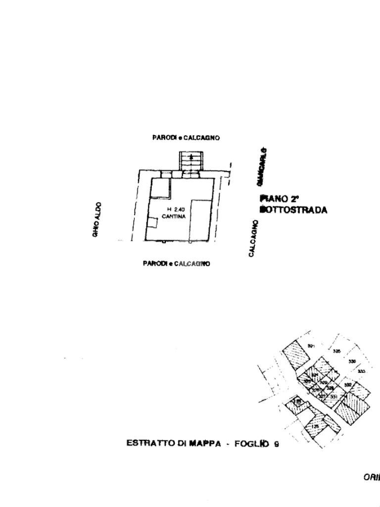 Rustico Via Regina Elena, Parodi Ligure - planimetria 1