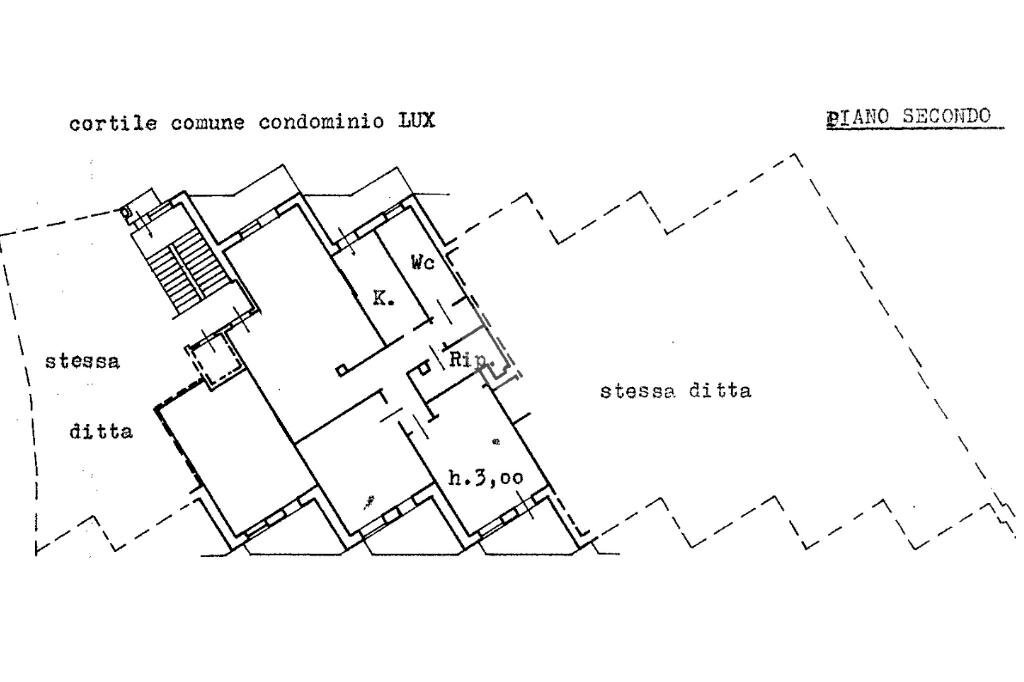 Four-room apartment Via Moretti, Ceva - floor plans 1