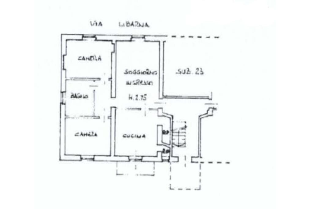 Quadrilocale Via libarna, Arquata Scrivia - planimetria 1