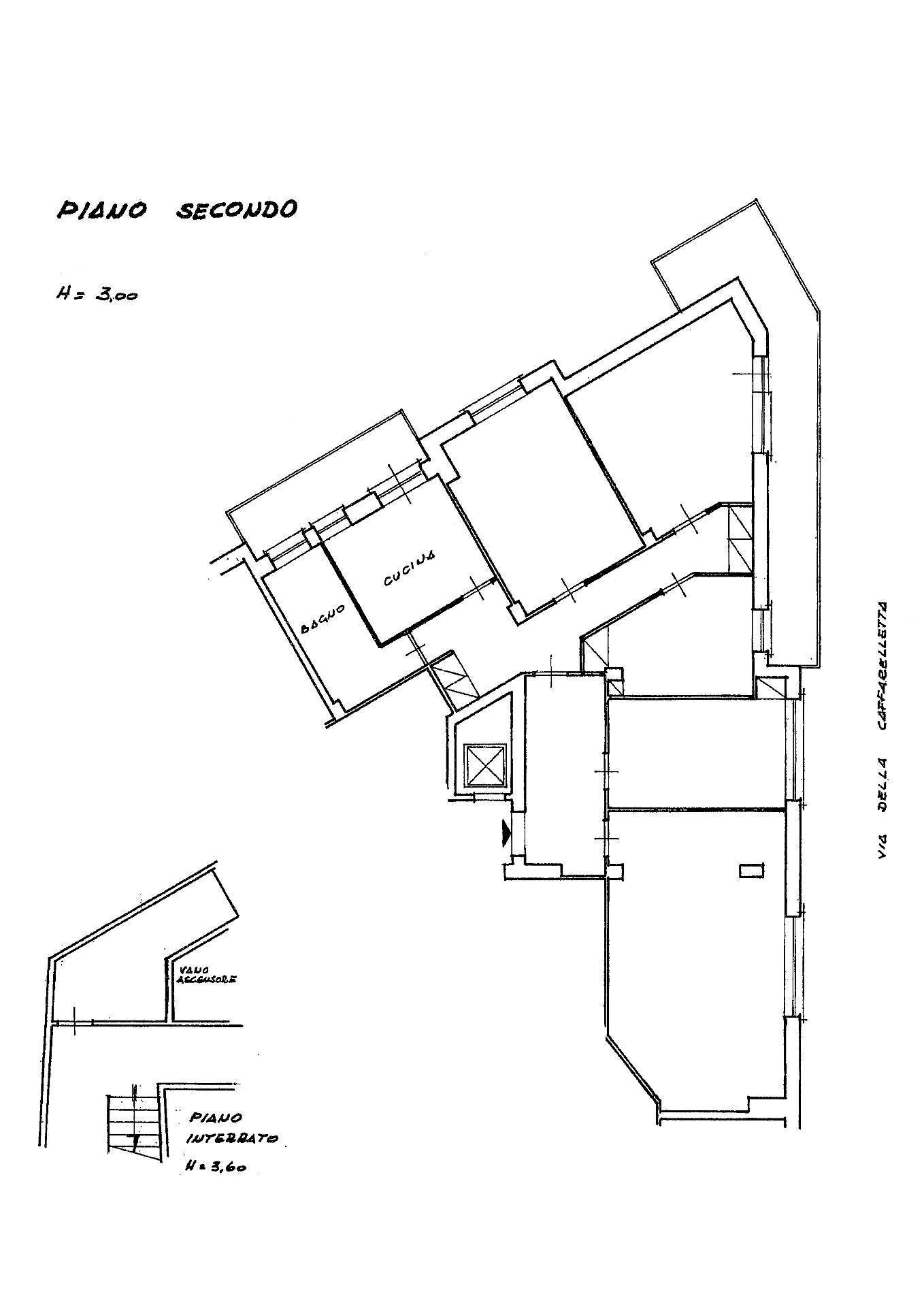Foto 37 - Apartment Via della Caffarelletta
 
5, Roma - floor plans 1