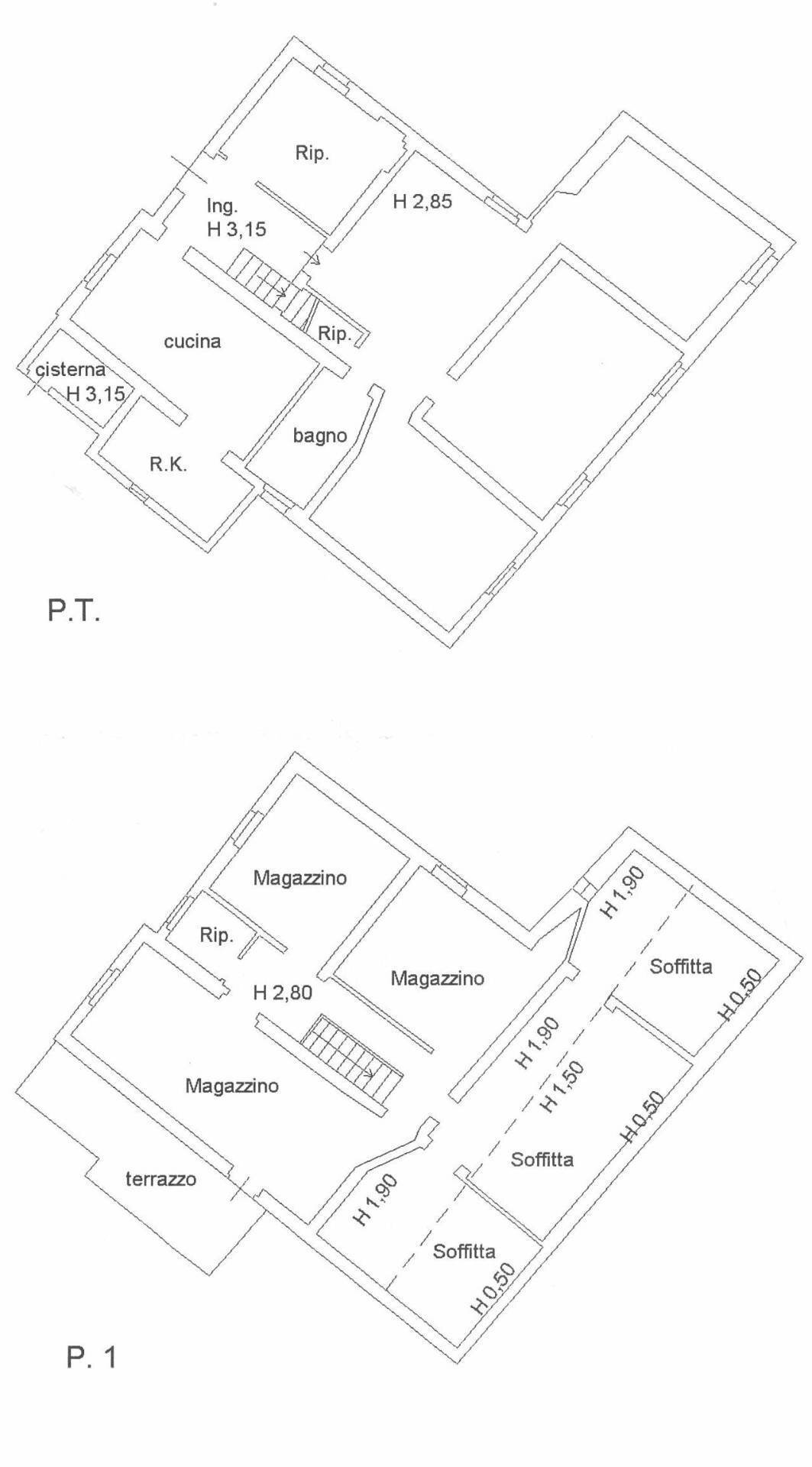 Foto 47 - Casa indipendente via fontevecchia, Fabriano - planimetria 1
