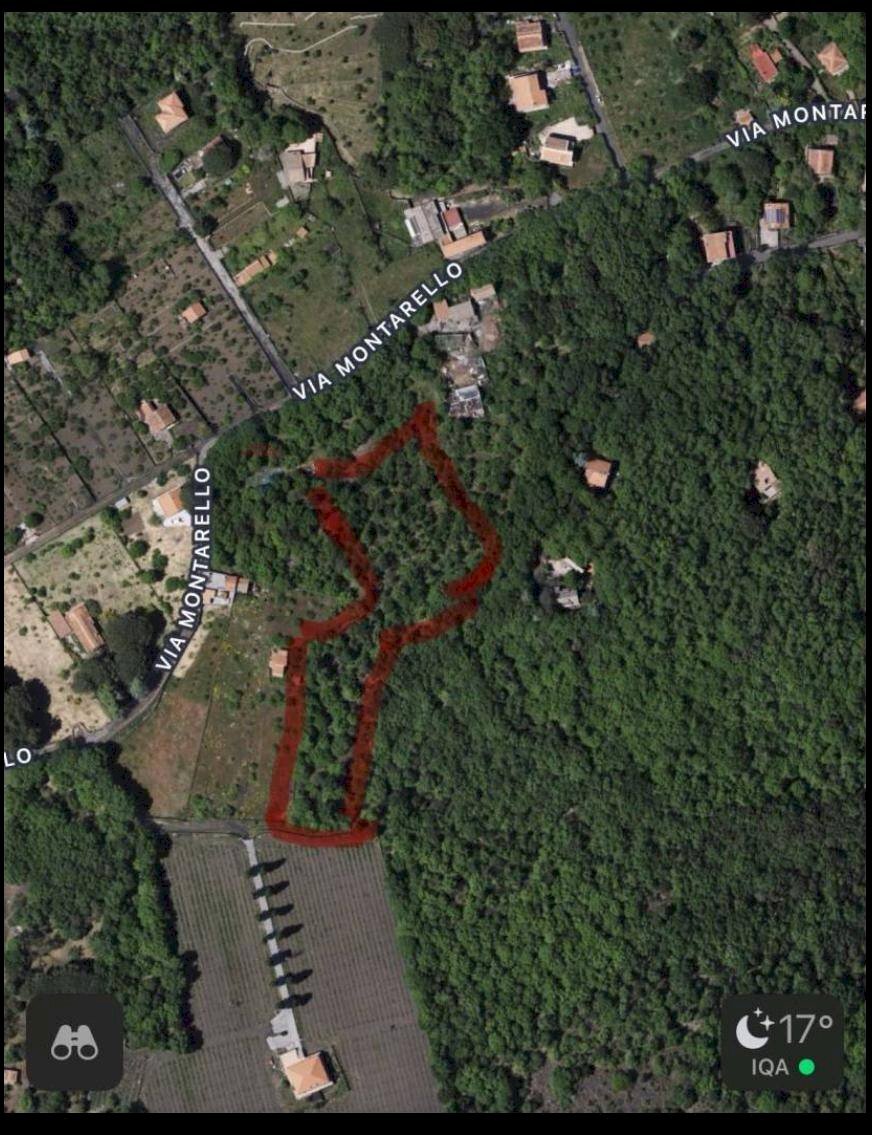 Posizione della mappa - Terreno agricolo Via Montarello
 
63/C, Pedara - planimetria 1