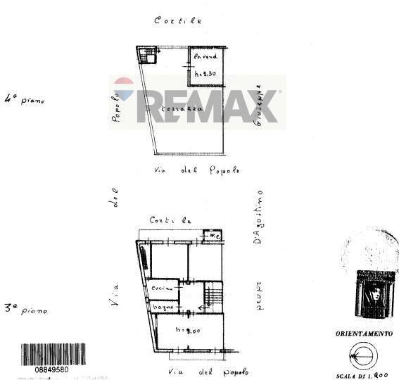 Pianta 2D - Appartamento Via del Popolo
 
16, Regalbuto - planimetria 1