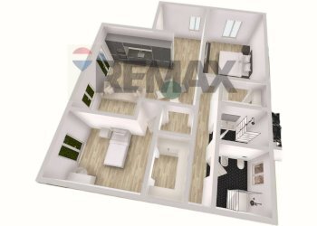 Pianta 3D - Three-room apartment Terranuova Bracciolini - photo 3