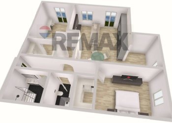 Pianta 3D - Three-room apartment Terranuova Bracciolini - photo 4