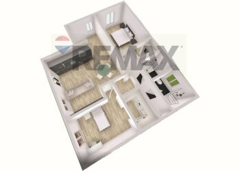 Pianta 3D - Three-room apartment Terranuova Bracciolini - photo 5