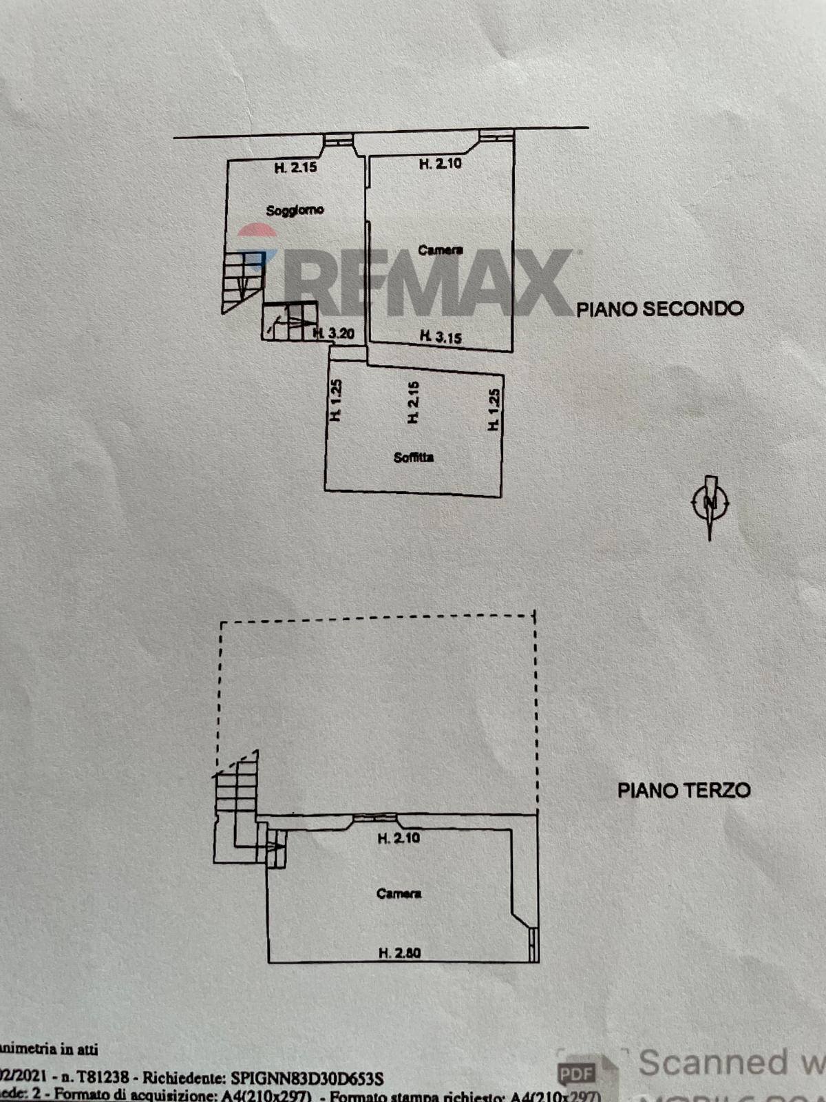 Pianta 2D - Semi-detached house Vicolo Del Falco
 
5, Perugia - floor plans 1