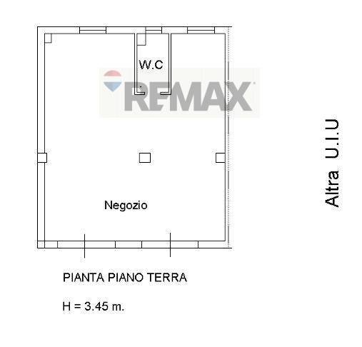 Pianta 2D - Negozio Corso Dante Alighieri
 
68, Cairo Montenotte - planimetria 1