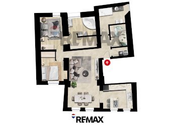 Pianta 2D - Four-room apartment Lovere - photo 6