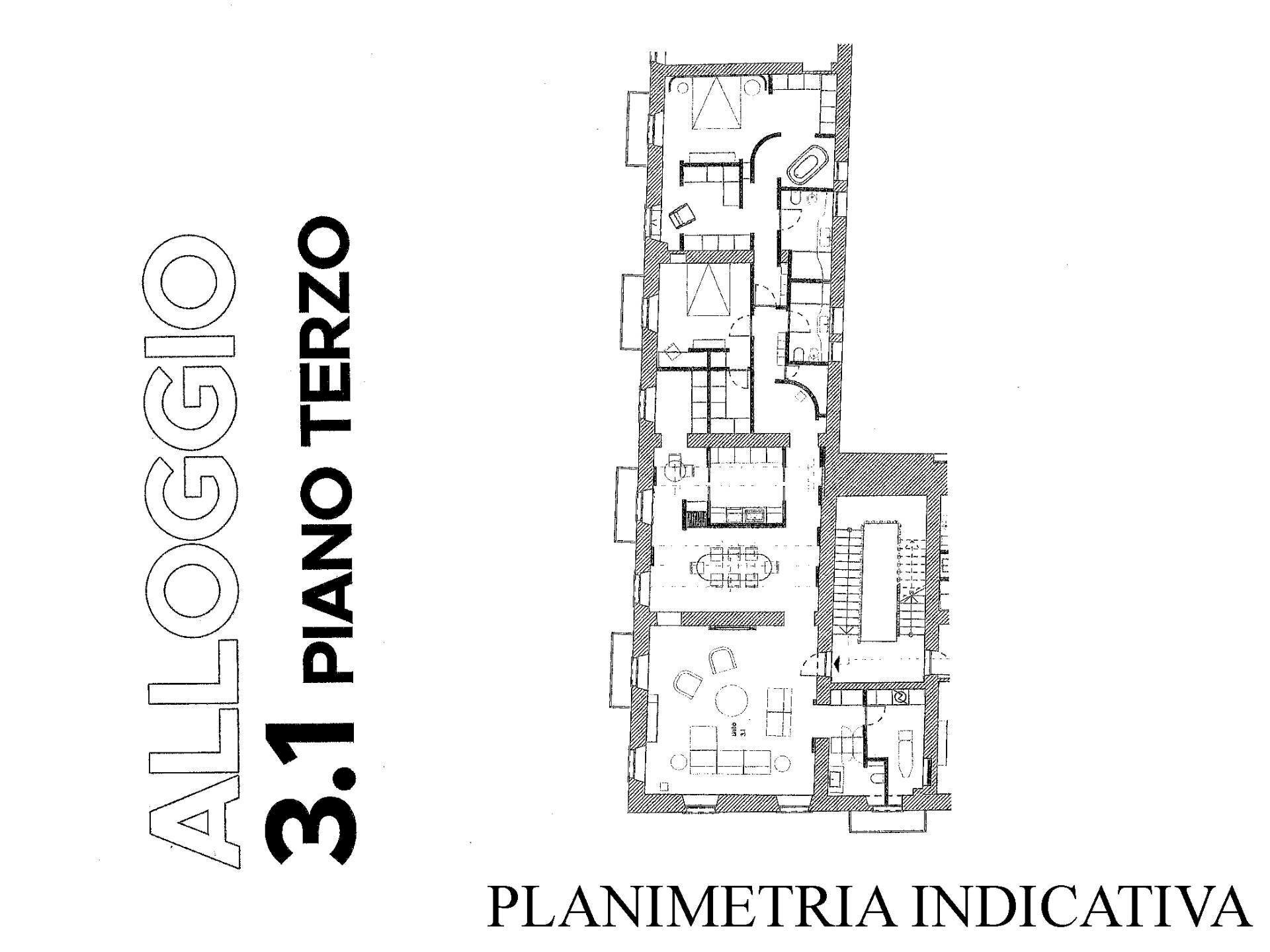 Foto 33 - Appartamento Via Carlo Alberto, Torino - planimetria 1