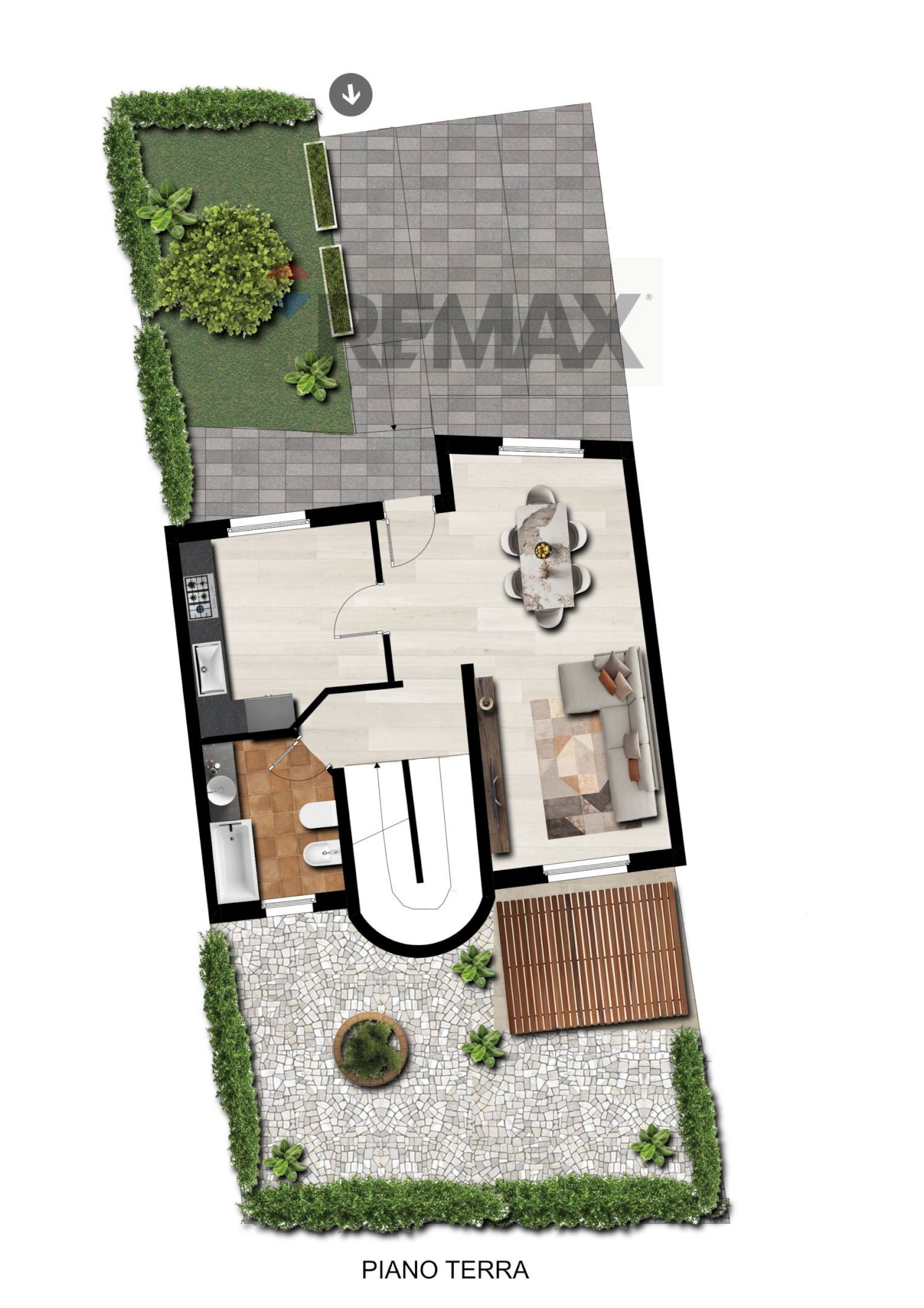 Pianta 2D - Terraced Villa USIGNOLO
 
35/2, Busto Arsizio - floor plans 1